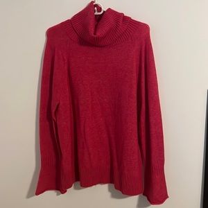 LOFT Hot Pink Turtle Neck Sweater